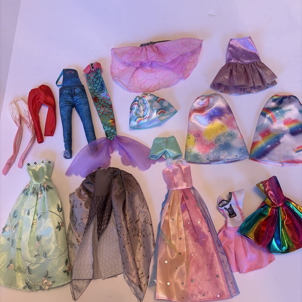 Unbranded Collection Of Barbie Doll Size Clothes Lot